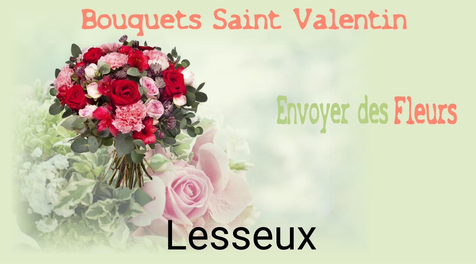 Roses de Saint-Valentin livrées à Lesseux